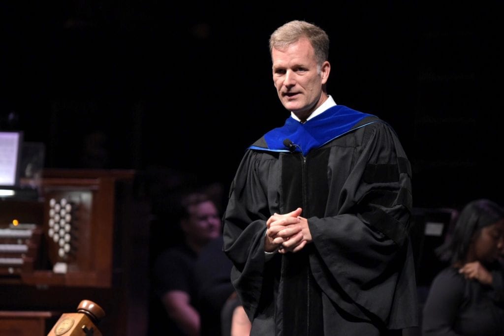Dr. Dondi Costin at Opening Chapel