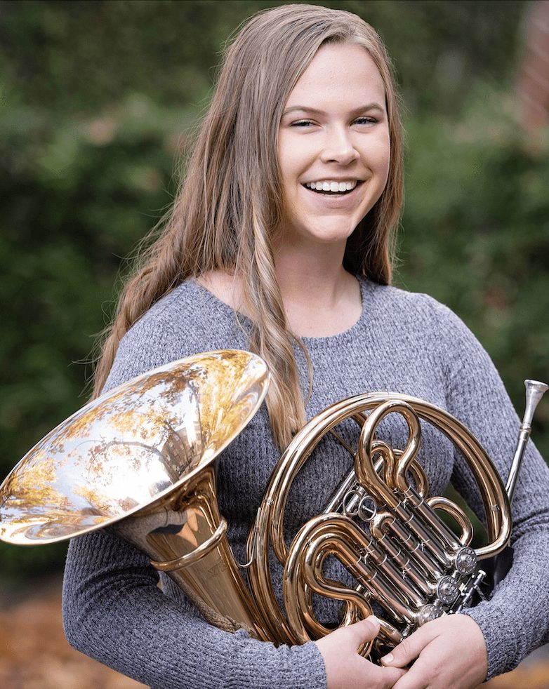 Caroline Grace is a freshman at Charleston Southern University majoring in instrumental music education