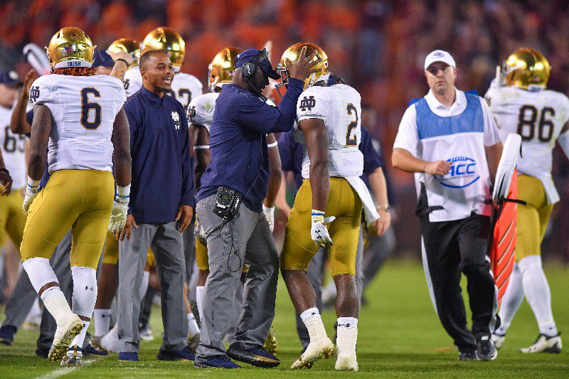 Autry Denson at Notre Dame